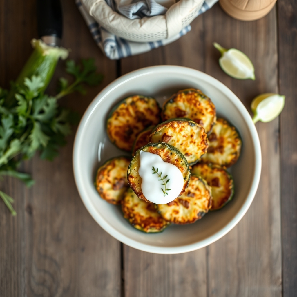 Oven Fried Zucchini
