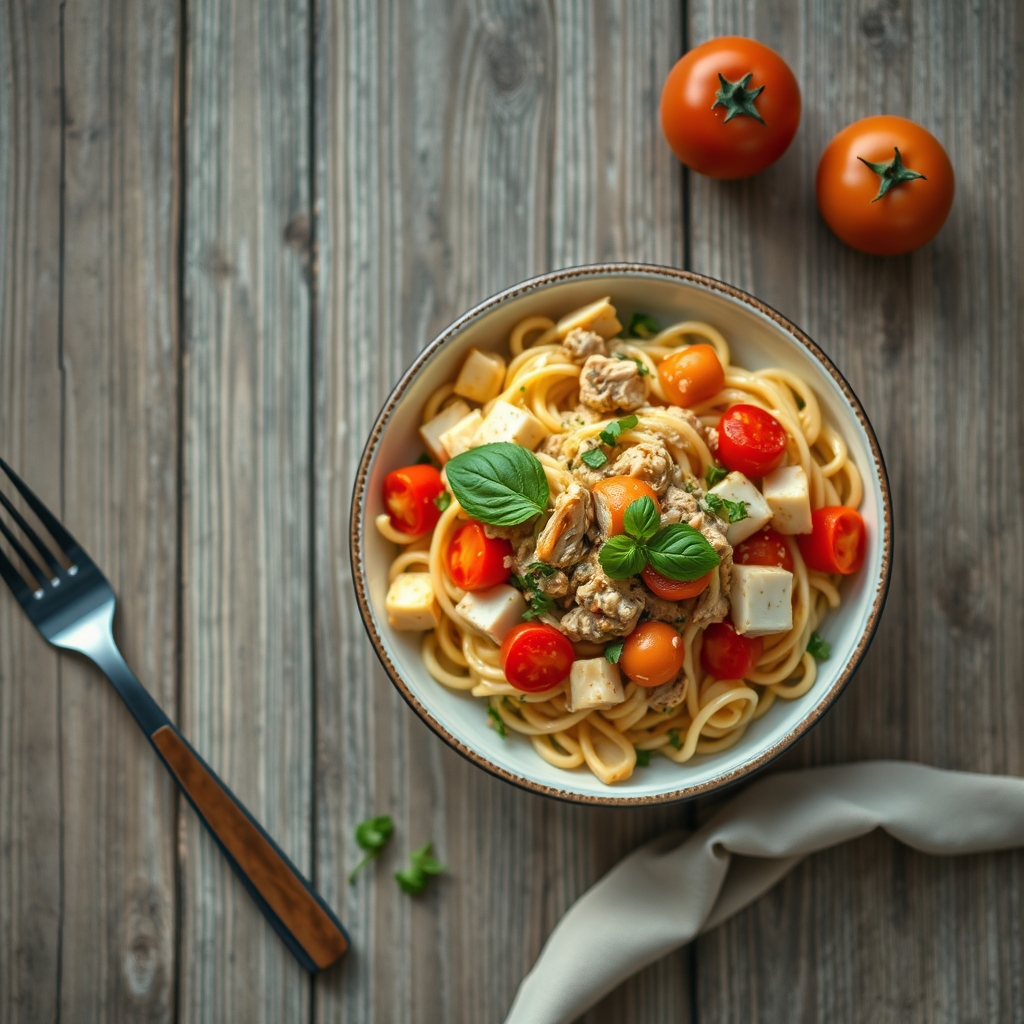 Pasta Chicken Salad(268 Calories Per Serving)