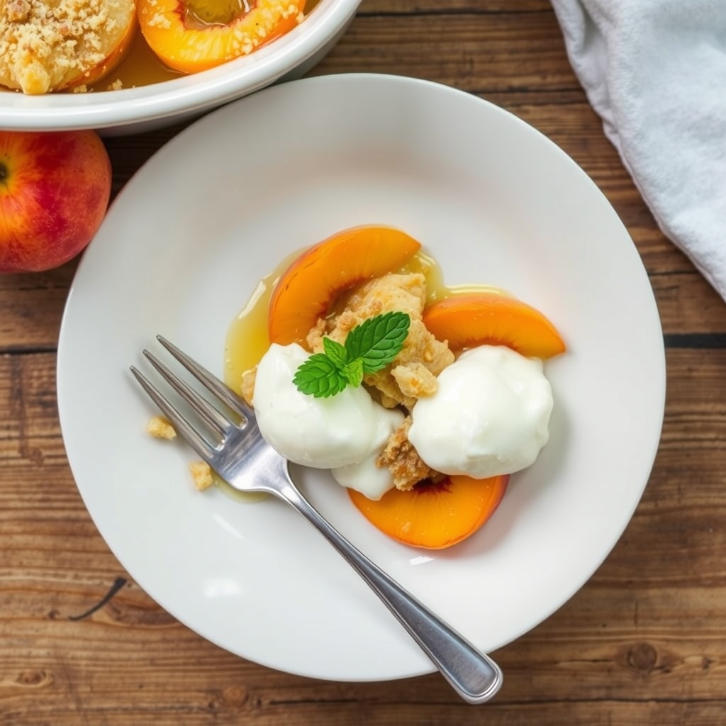 Peach Cobble Up