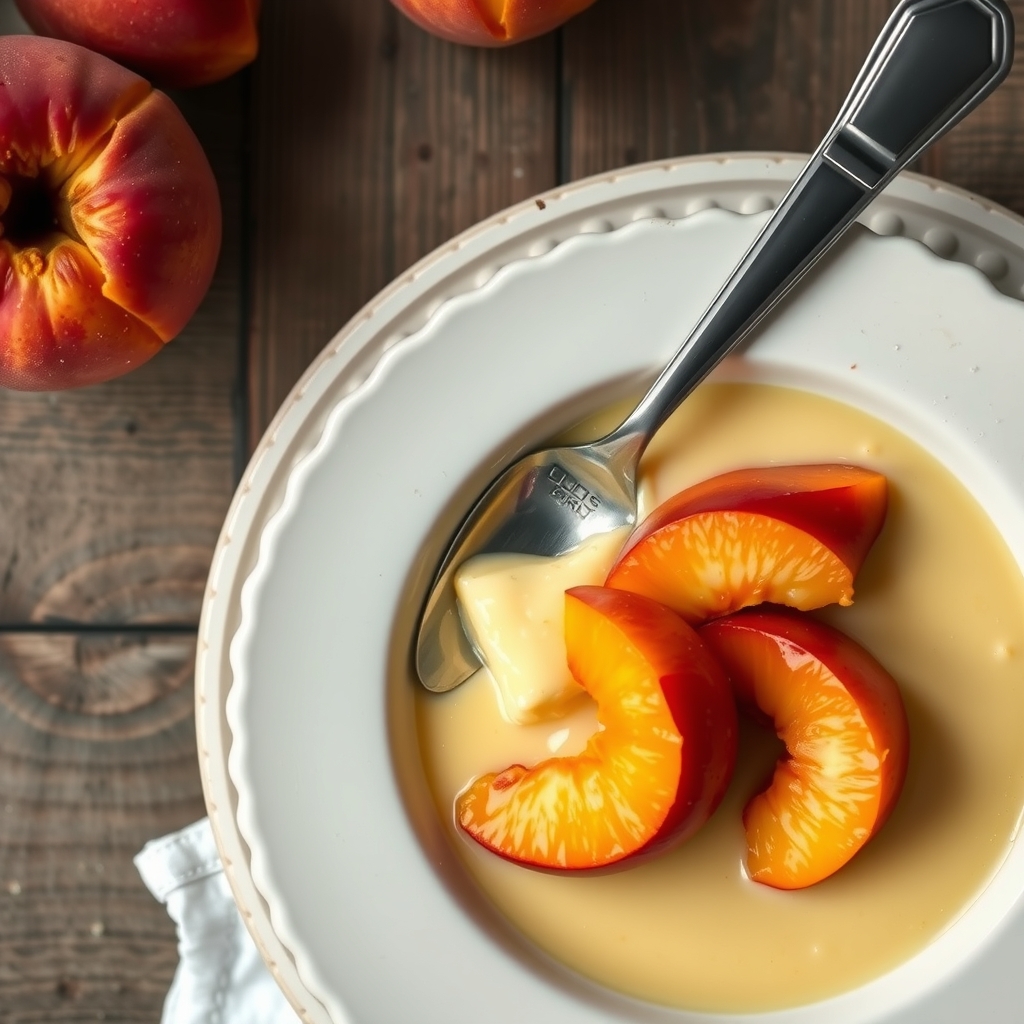 Peach Custard