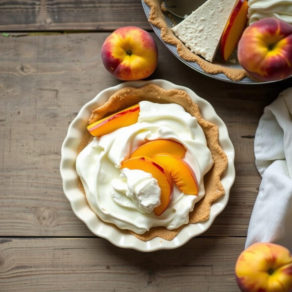 Peaches And Cream Pie