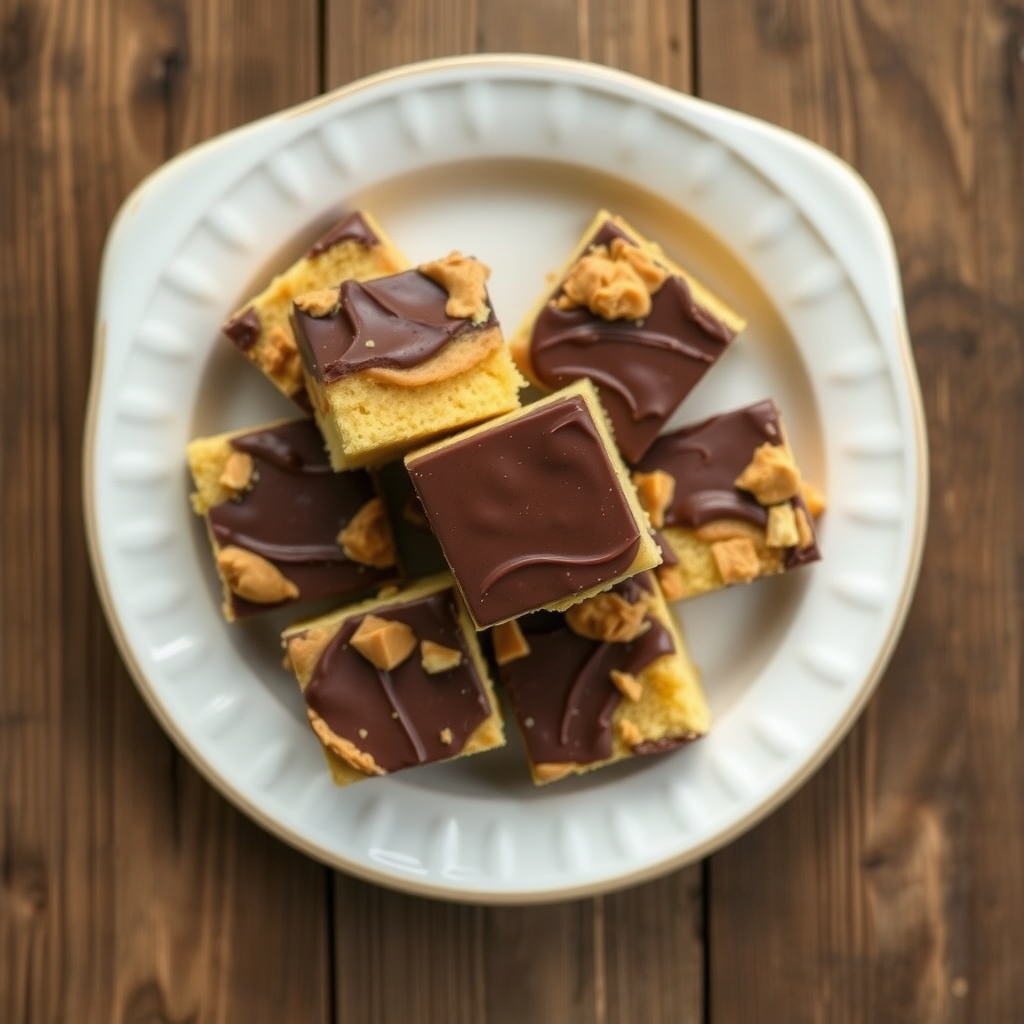 Peanut Butter Chocolate Squares