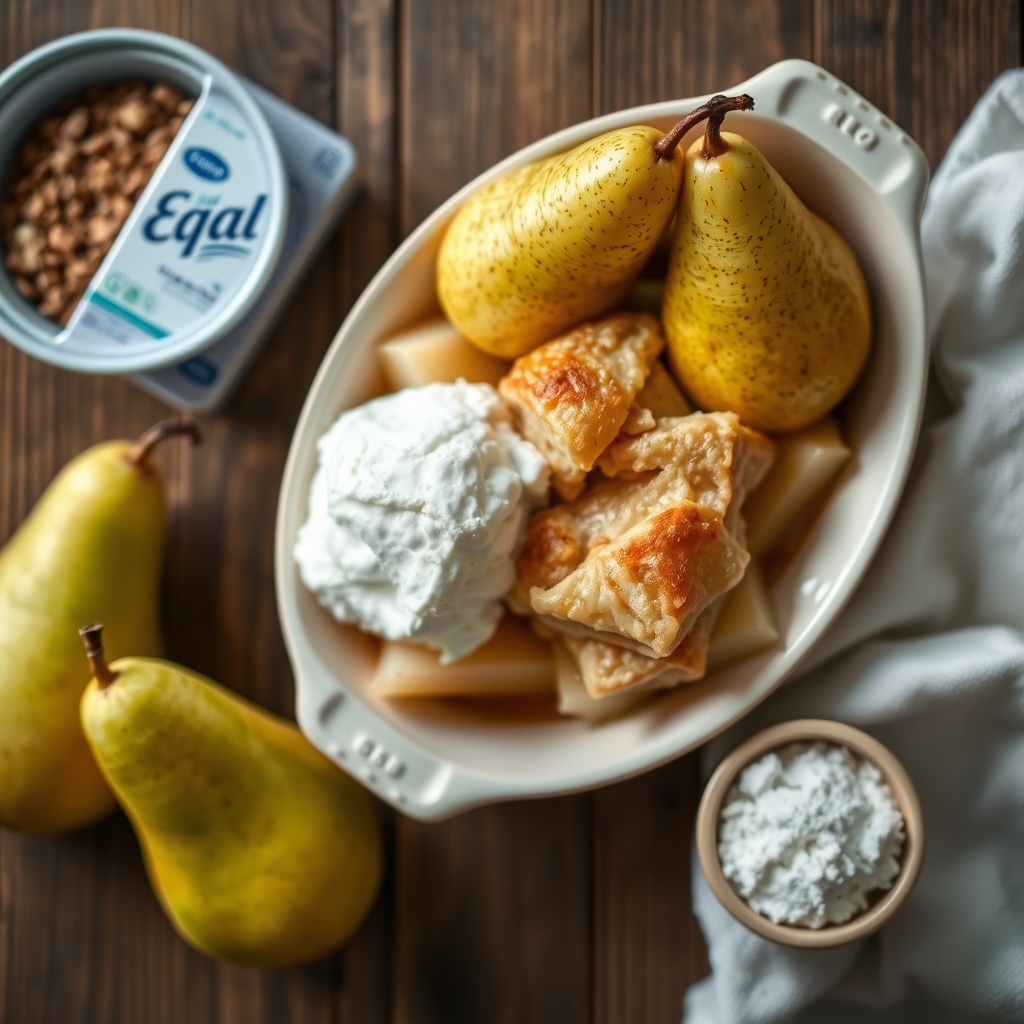 Pear Cobbler