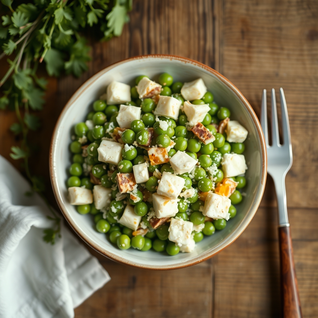 Peas And Cheese Salad