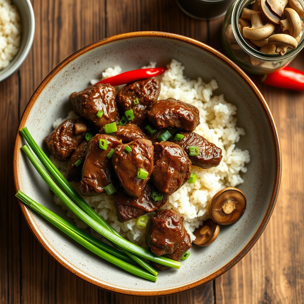 Pepper Steak And Rice