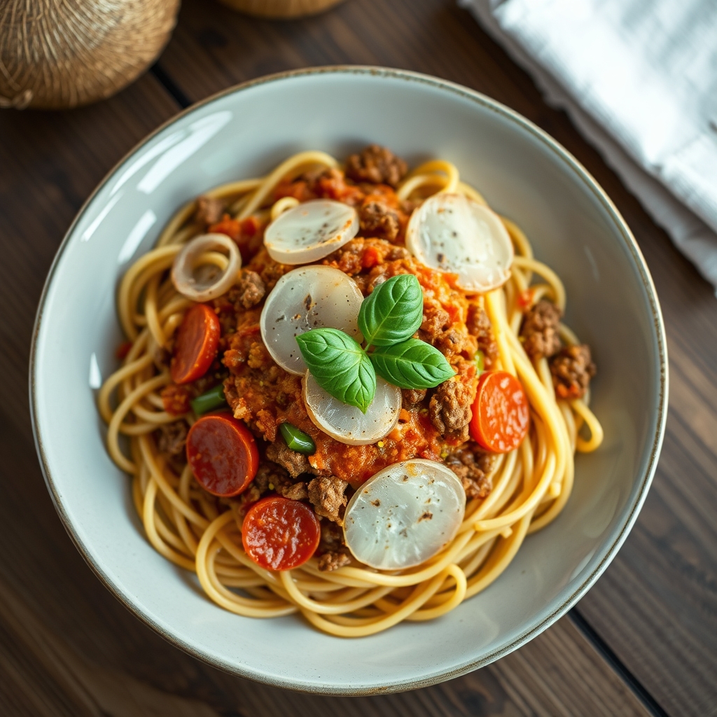Pepperoni Spaghetti