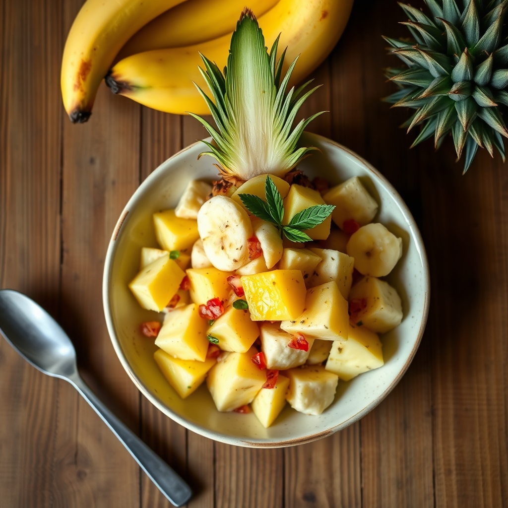Phylis' Pineapple-Banana Salad