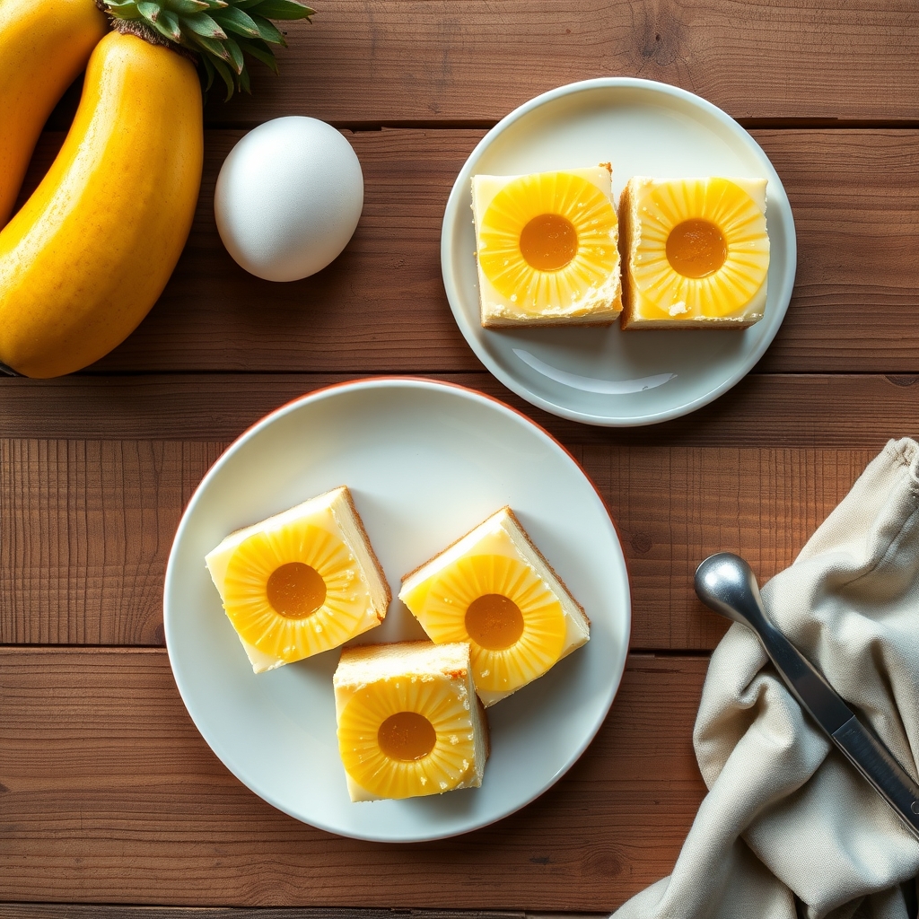 Pineapple Cheesecake Squares