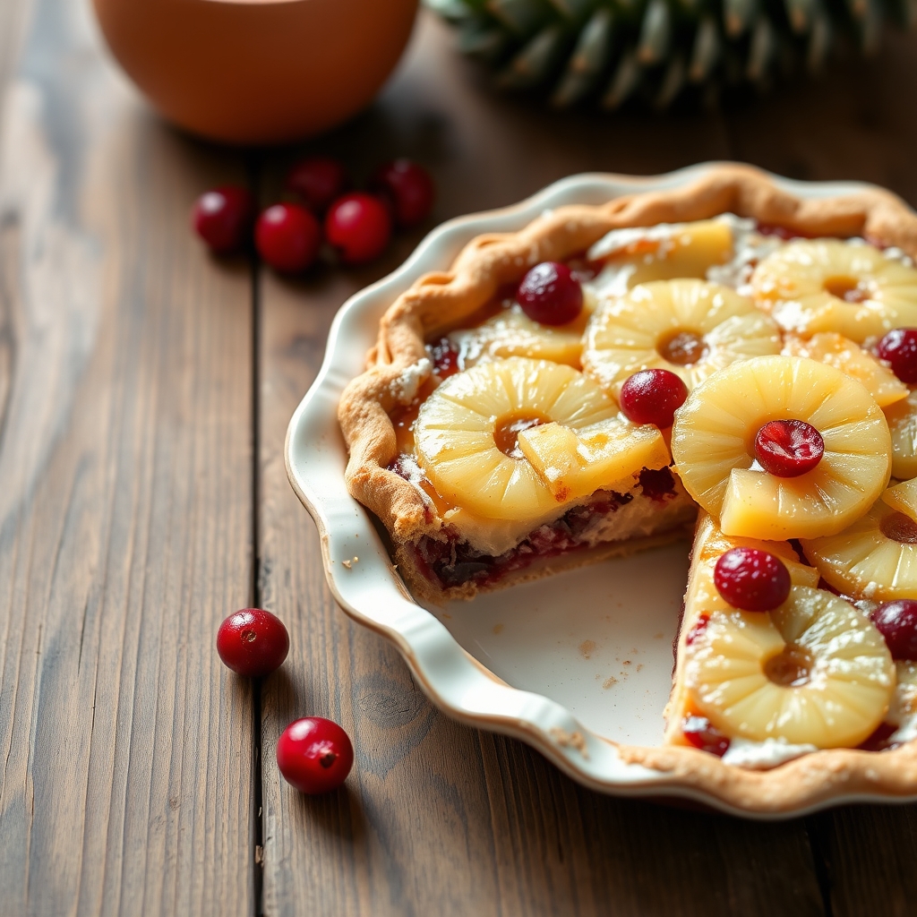 Pineapple Cranberry Pie