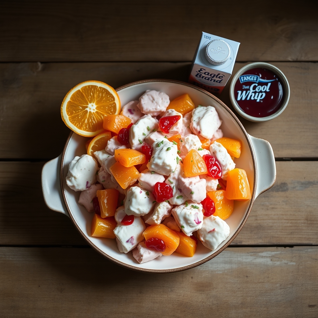 Pink And Gold Salad