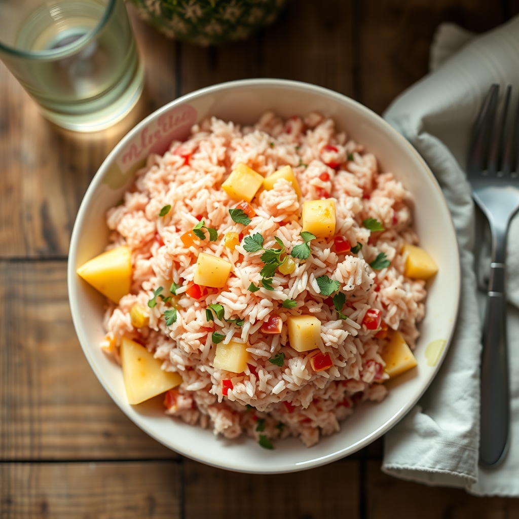 Pink Glory Rice Salad
