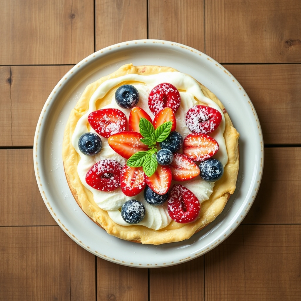 Pizza Type Fruit Tart