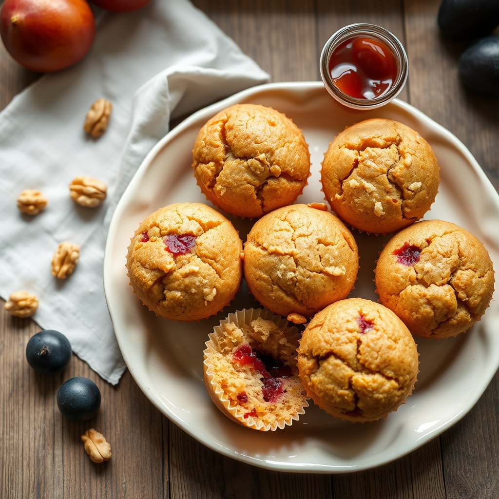 Plum Muffins