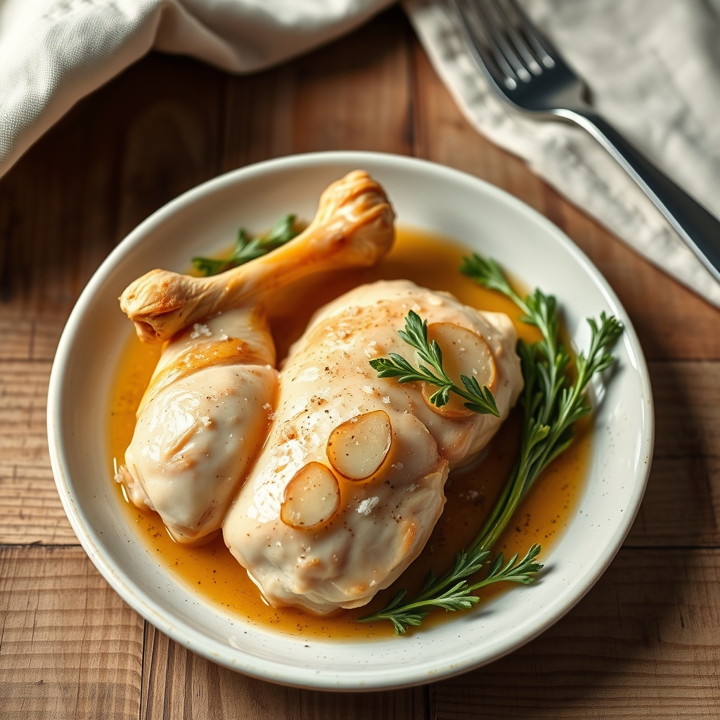 Poached Chicken