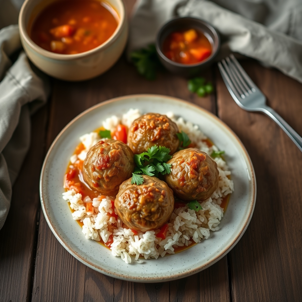 Porcupine Balls(With Minute Rice)