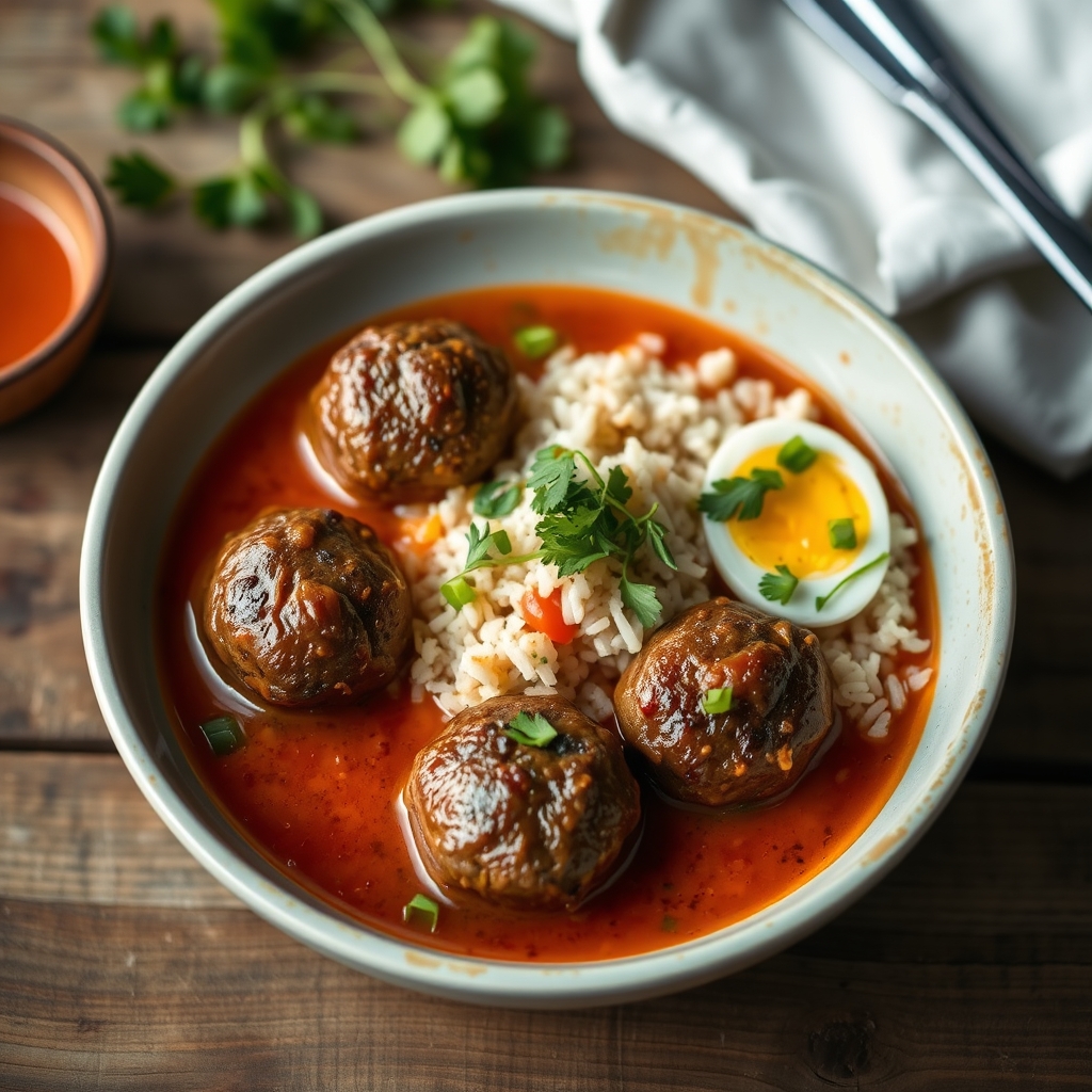 Porcupine Meat Balls