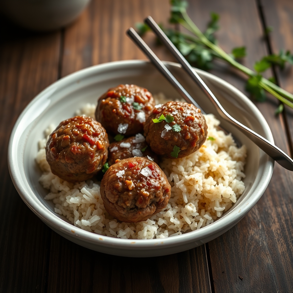 Porcupine Meatballs