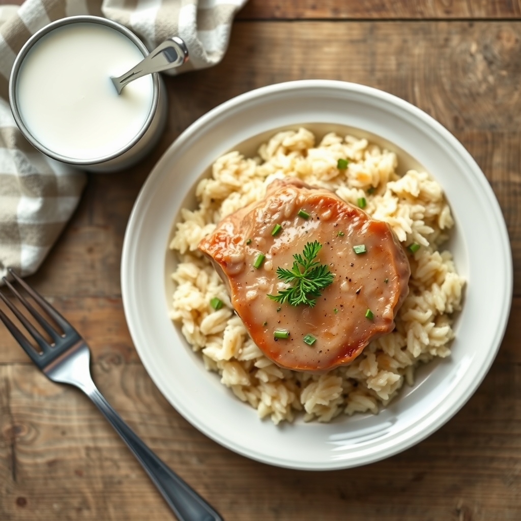 Pork Chop And Rice Casserole