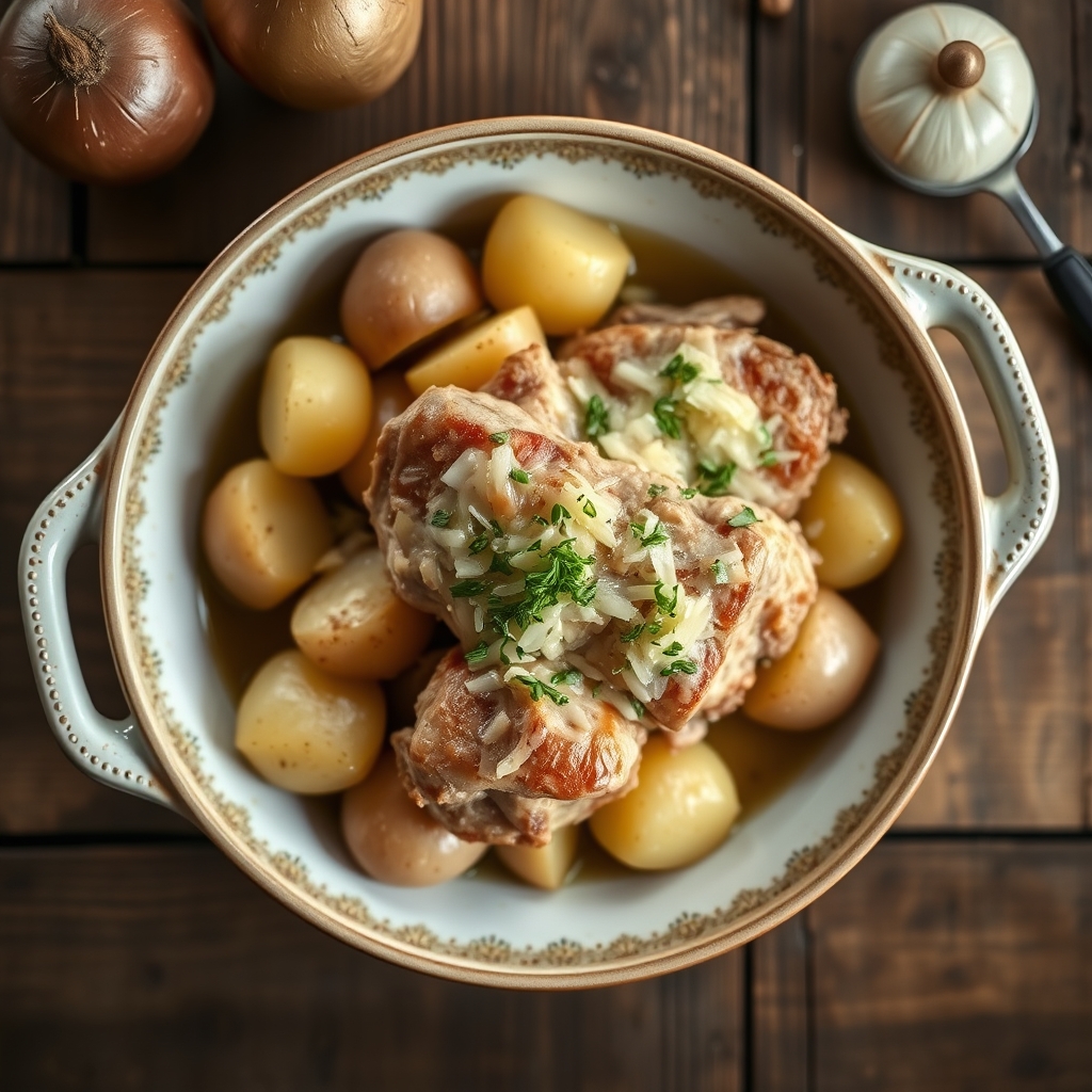 Potato And Pork Chop Casserole