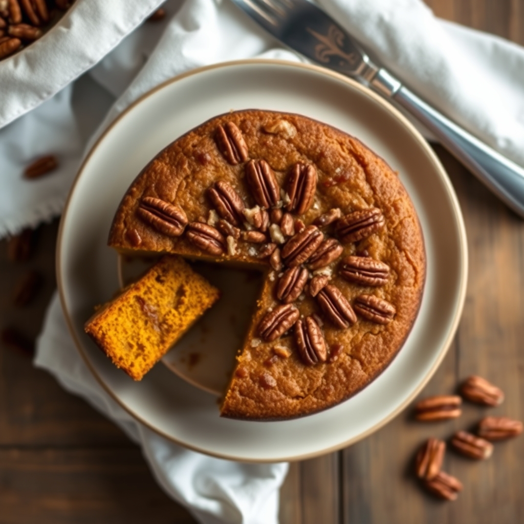 Pumpkin Pecan Cake
