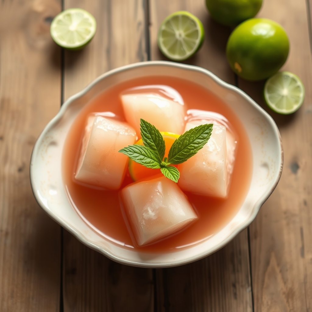 Punch With Lime Sherbet