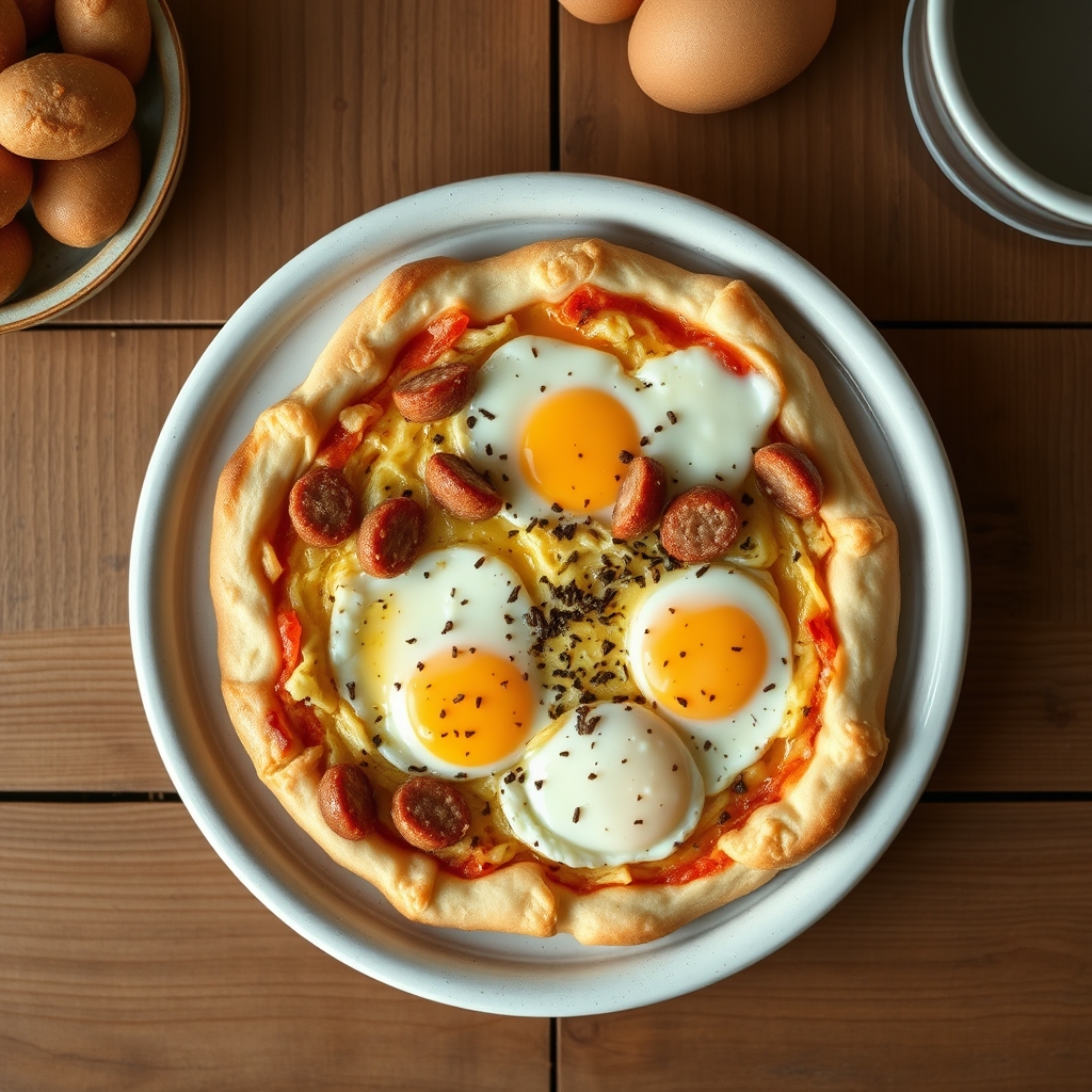 Quick And Easy Breakfast Pizza