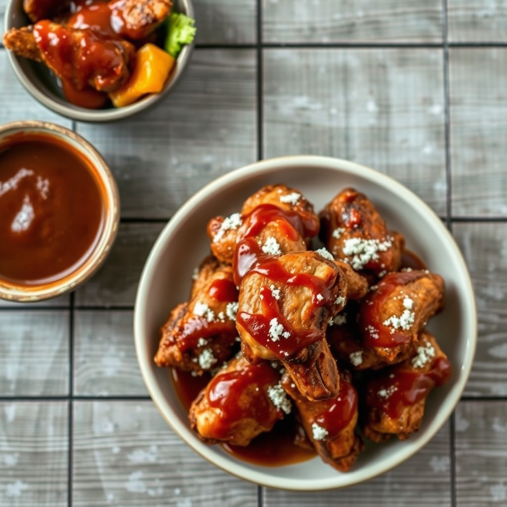 Quick Barbecue Wings