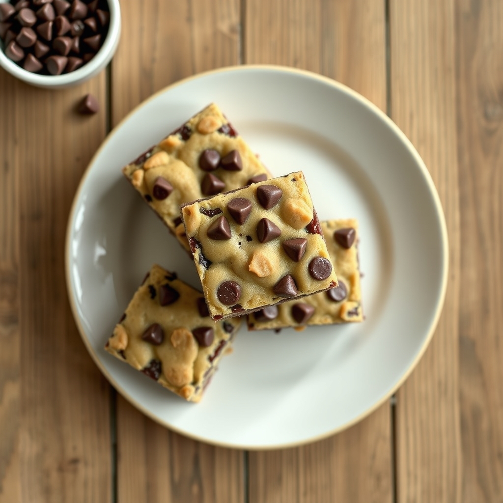 Quick Chocolate Chip Cookie Bars