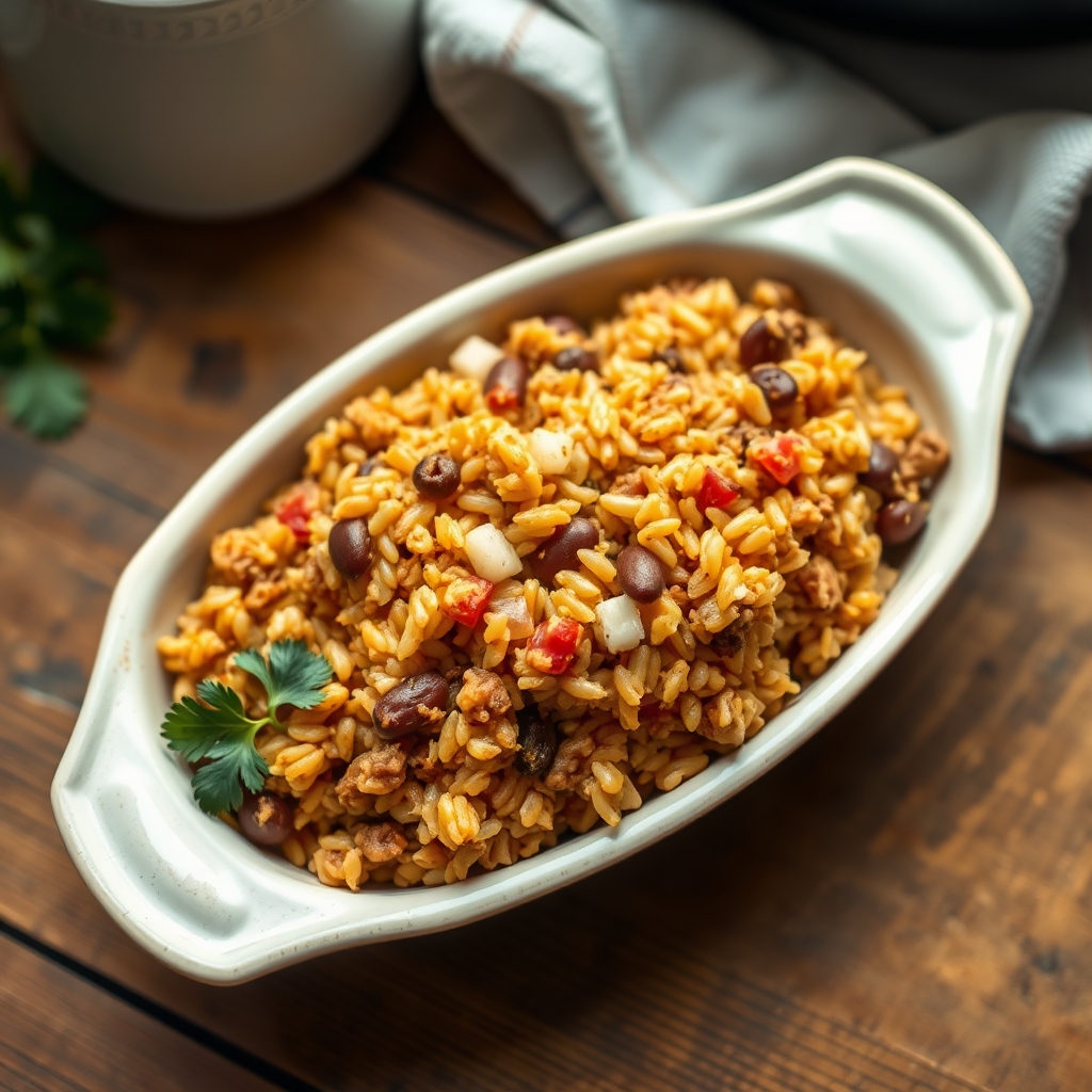 Quick Spanish Rice Casserole