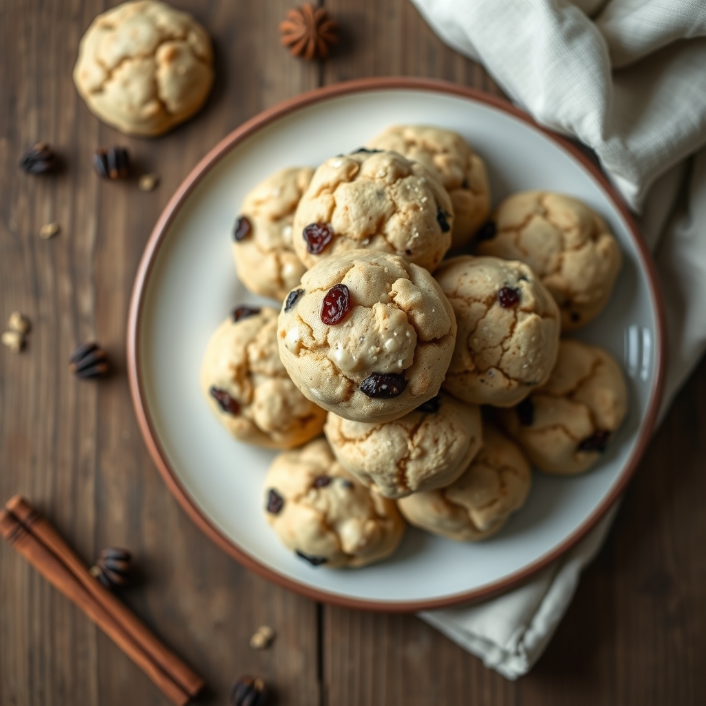 Raisin, Spice Drop Cookies