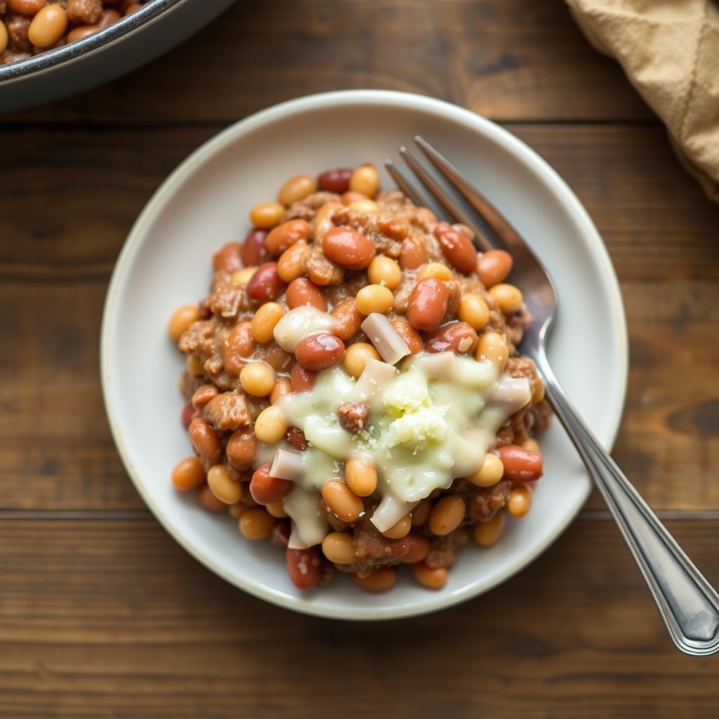 Ranch Style Baked Beans Casserole