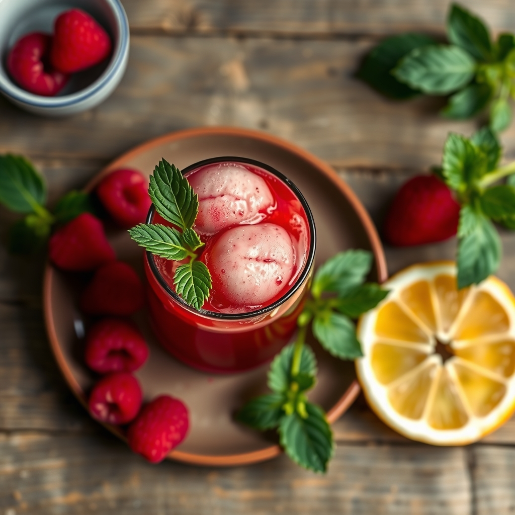 Raspberry Shrub
