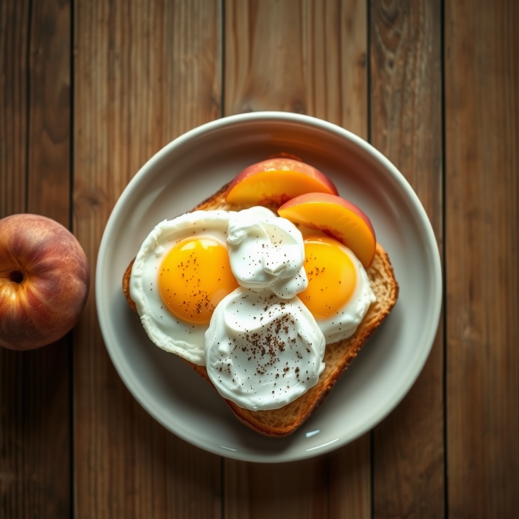 Raw Eggs On Toast
