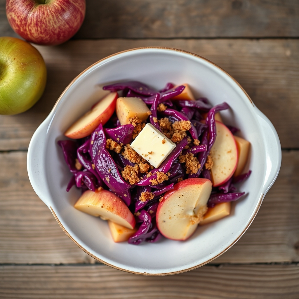 Red Cabbage And Apples