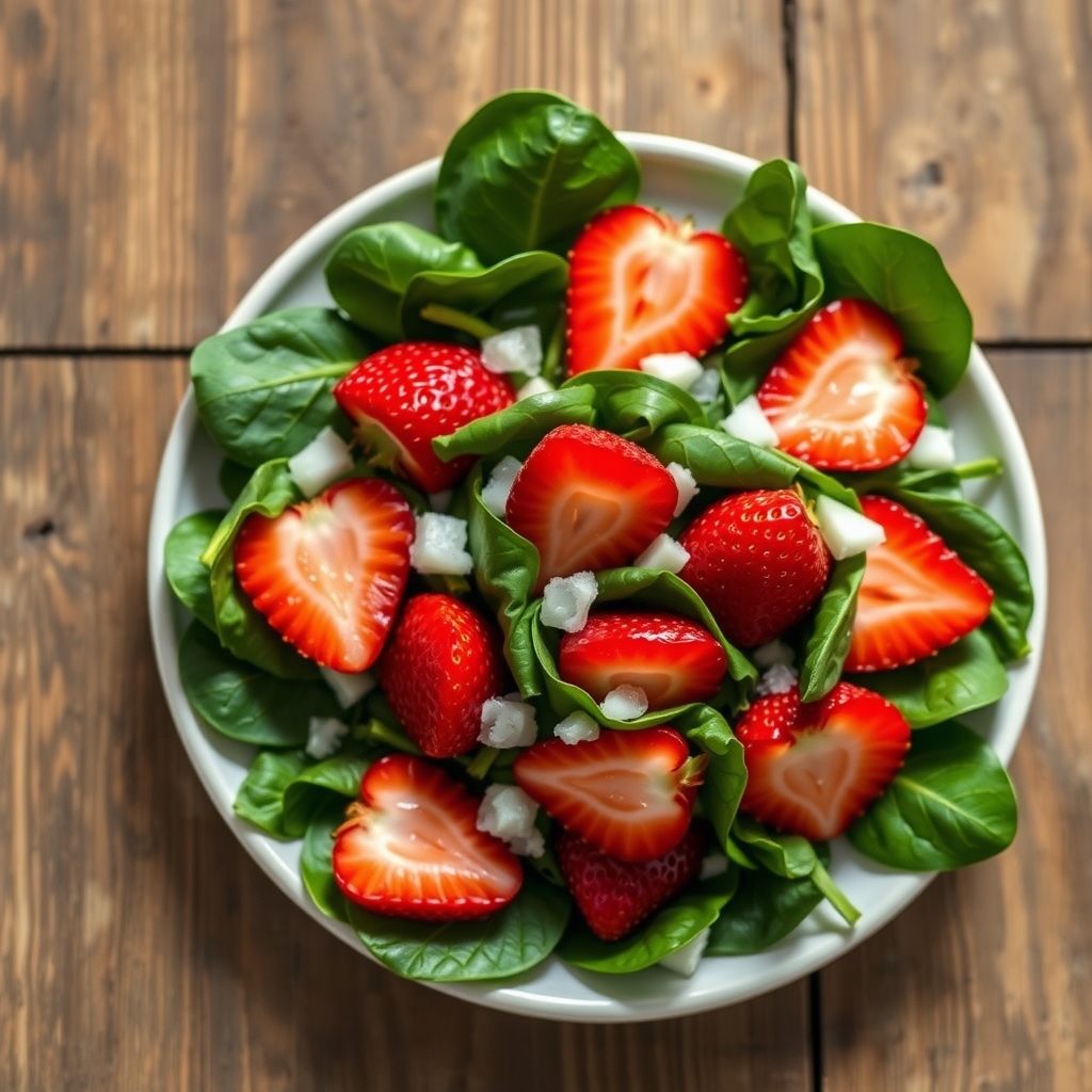 Refreshing Strawberry-Spinach Salad