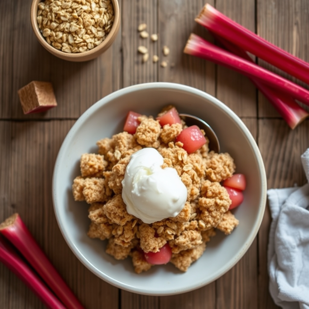 Rhubarb Butter Crunch