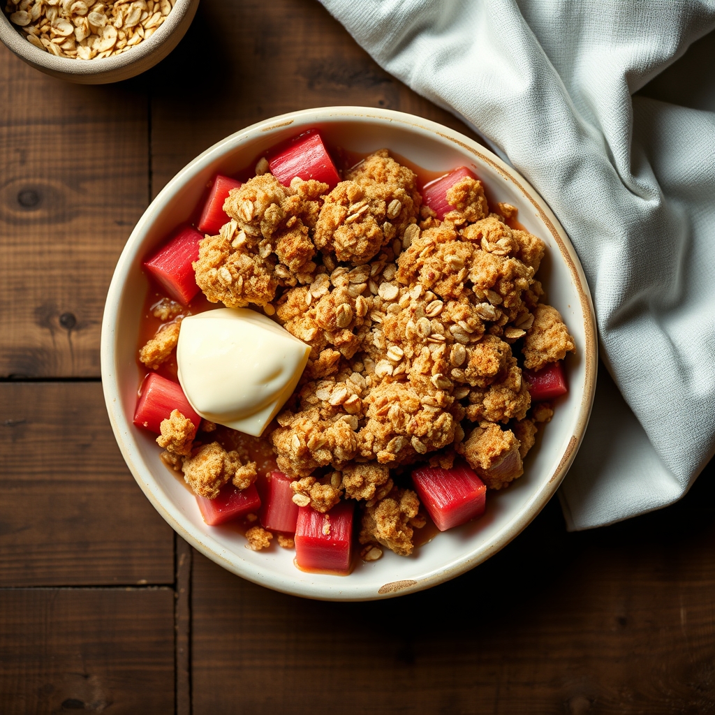 Rhubarb Crumble