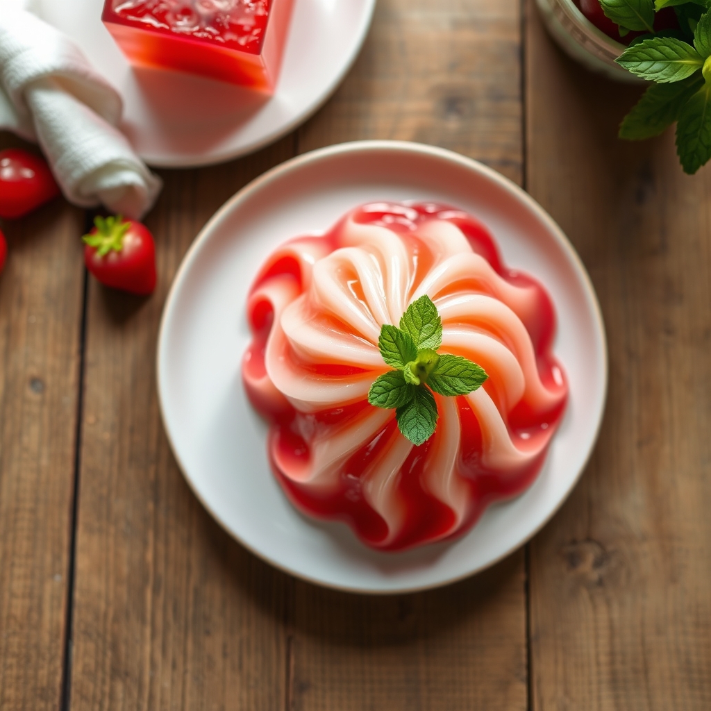 Ribbon Layer Jello