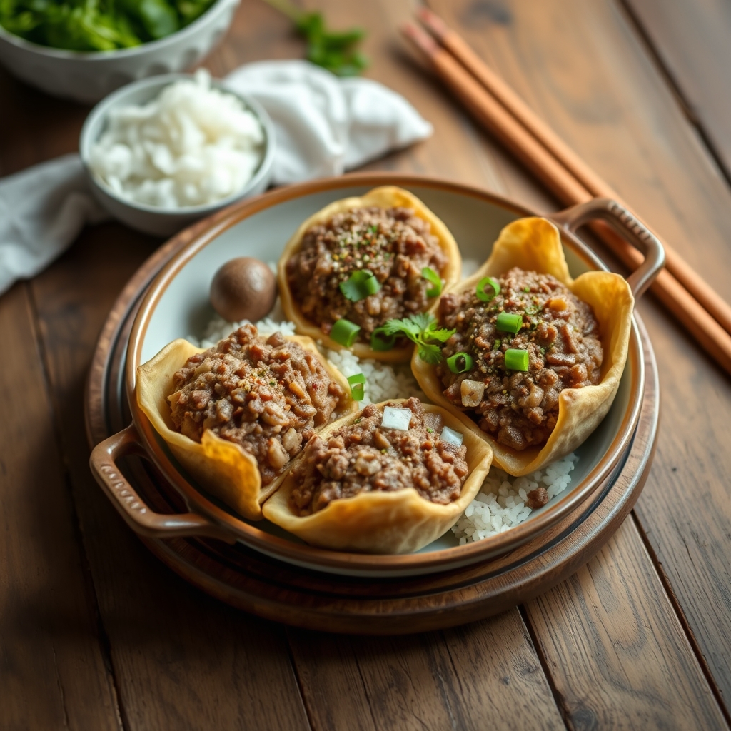Rice And Beef Porcupines