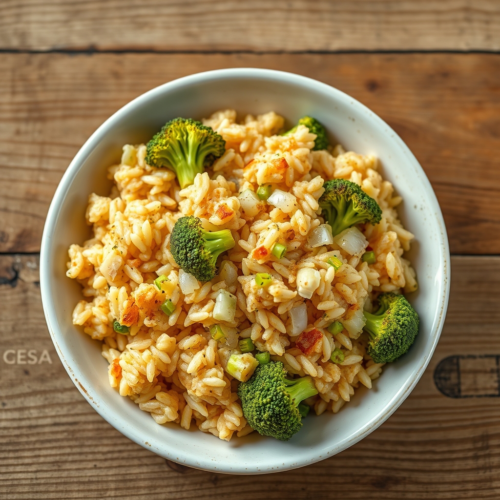 Rice And Broccoli Casserole