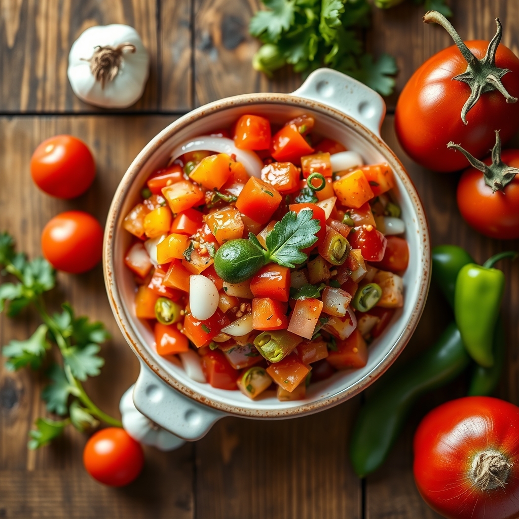 Salsa(Makes 7 Quarts)
