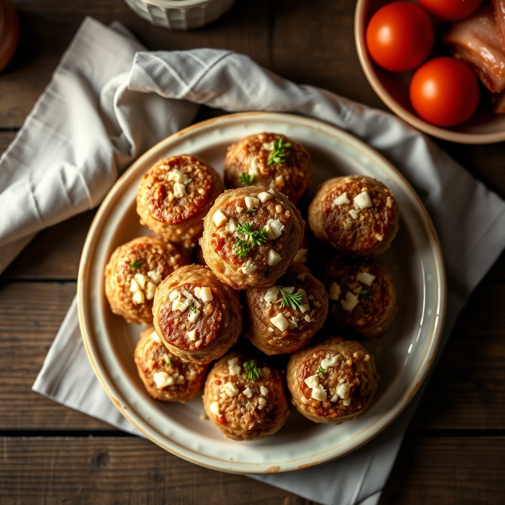 Sausage And Cheese Balls