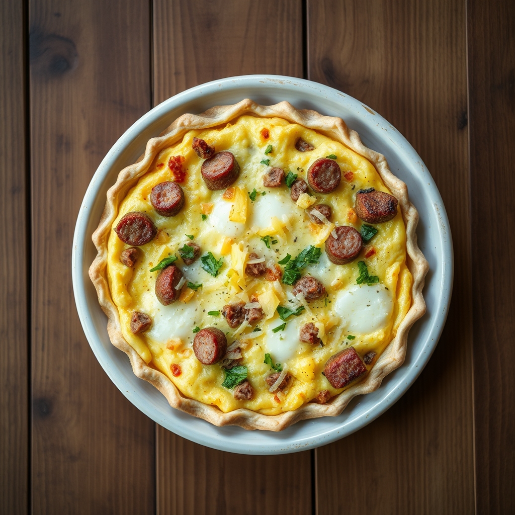 Sausage And Egg Quiche