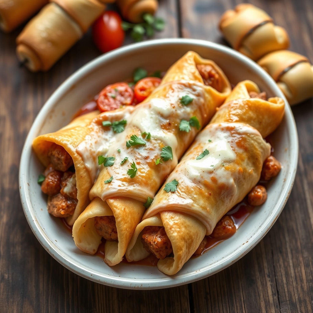 Sausage Cannoli