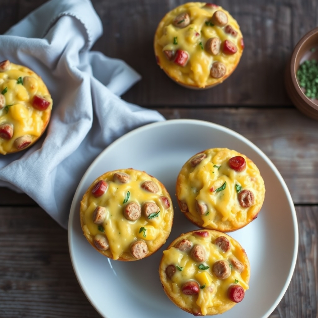 Sausage Cheese Muffins