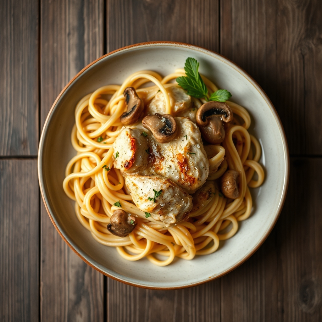Scalloped Noodles With Chicken