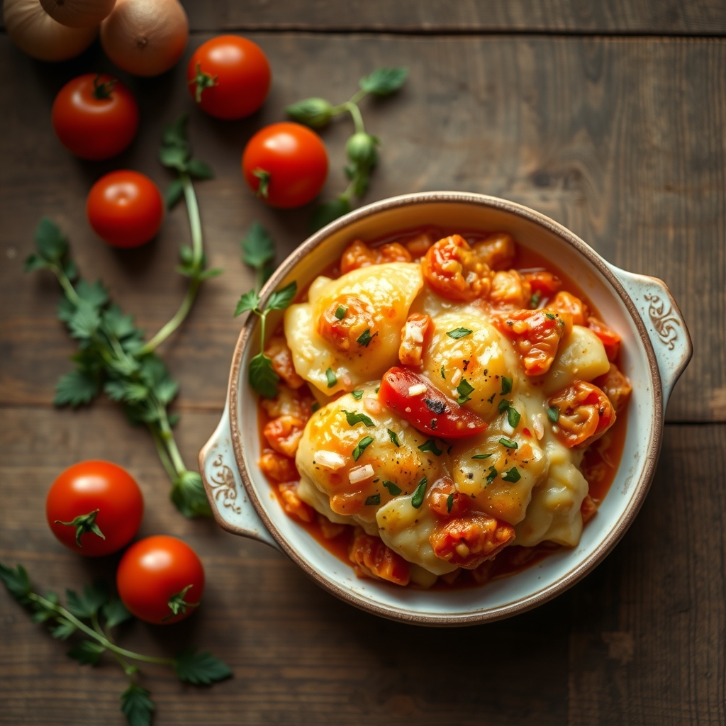 Scalloped Tomatoes-Potatoes