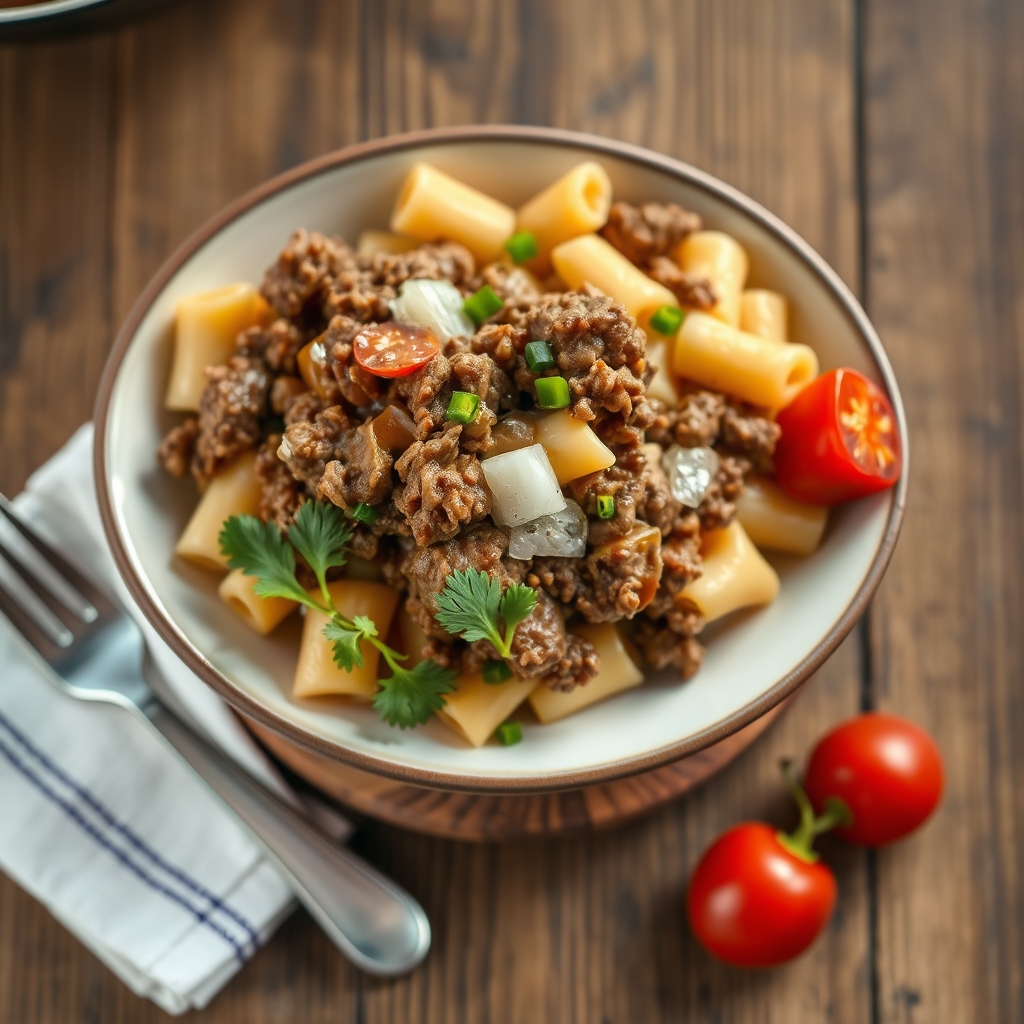 Skillet Beef And Macaroni