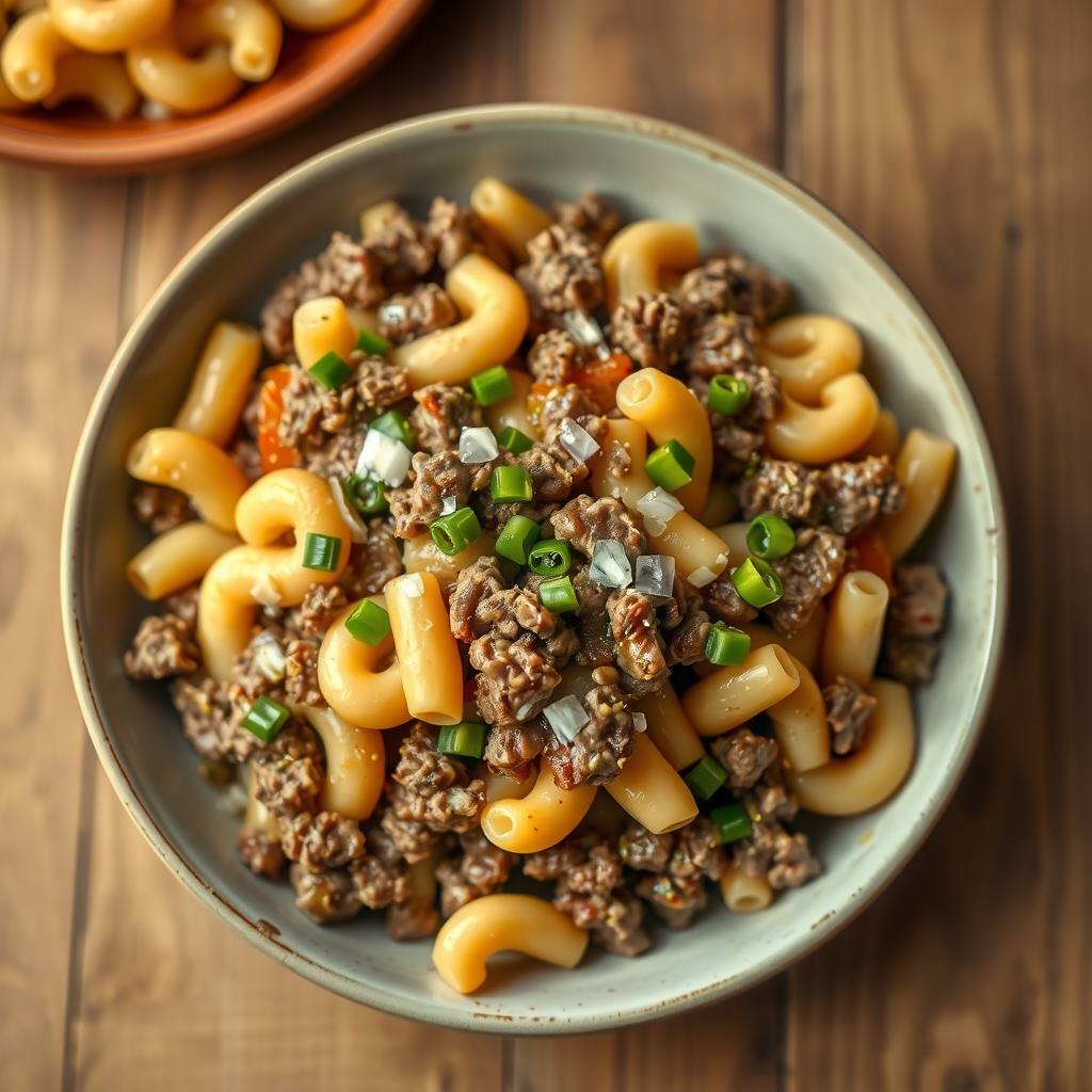 Skillet Macaroni And Beef