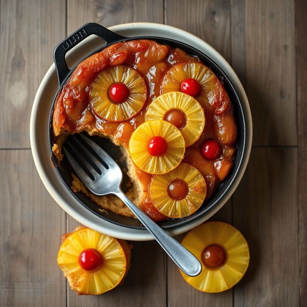 Skillet Pineapple Upside-Down Cake